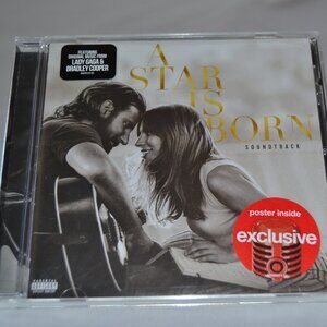 A STAR IS BORN ORIGINAL MOTION SOUNDTRACK WITH EXCLUSIVE POSTER- NEW/SEALED